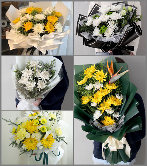 广东汕尾市陆丰市白事花束代送